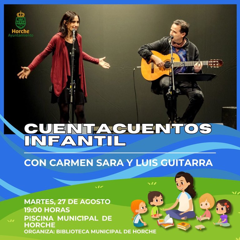 CUENTACUENTOS INFANTIL CON CARMEN SARA Y LUIS GUITARRA