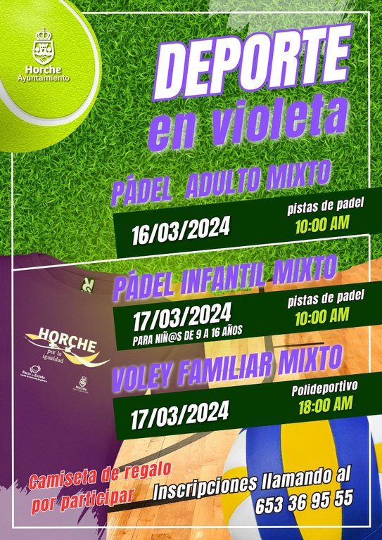 DEPORTE EN VIOLETA: PÁDEL ADULTO MIXTO