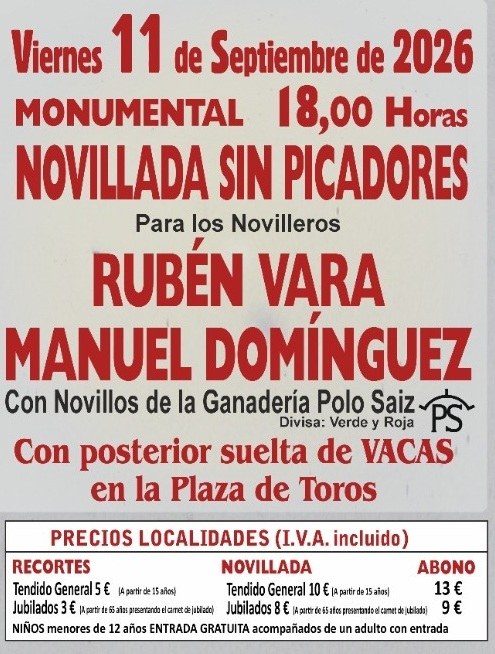 NOVILLADA SIN PICADORES