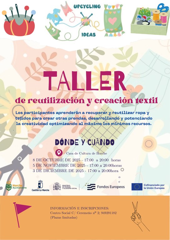 TALLER DE REUTILIZACIÓN Y CREACIÓN TEXTIL