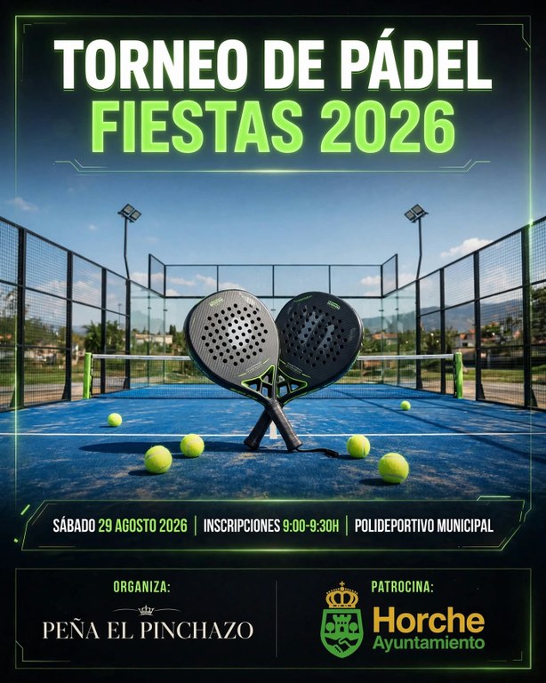 TORNEO DE PÁDEL FIESTAS 2026