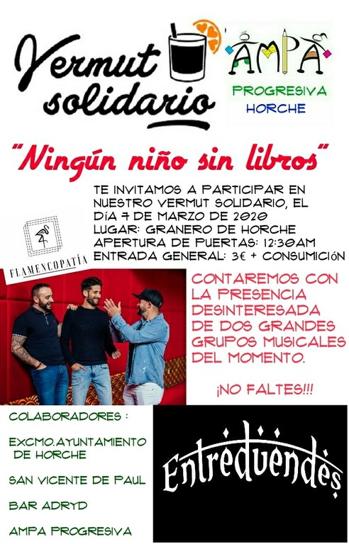 Vermut Solidario 'Ningún niño sin libros'