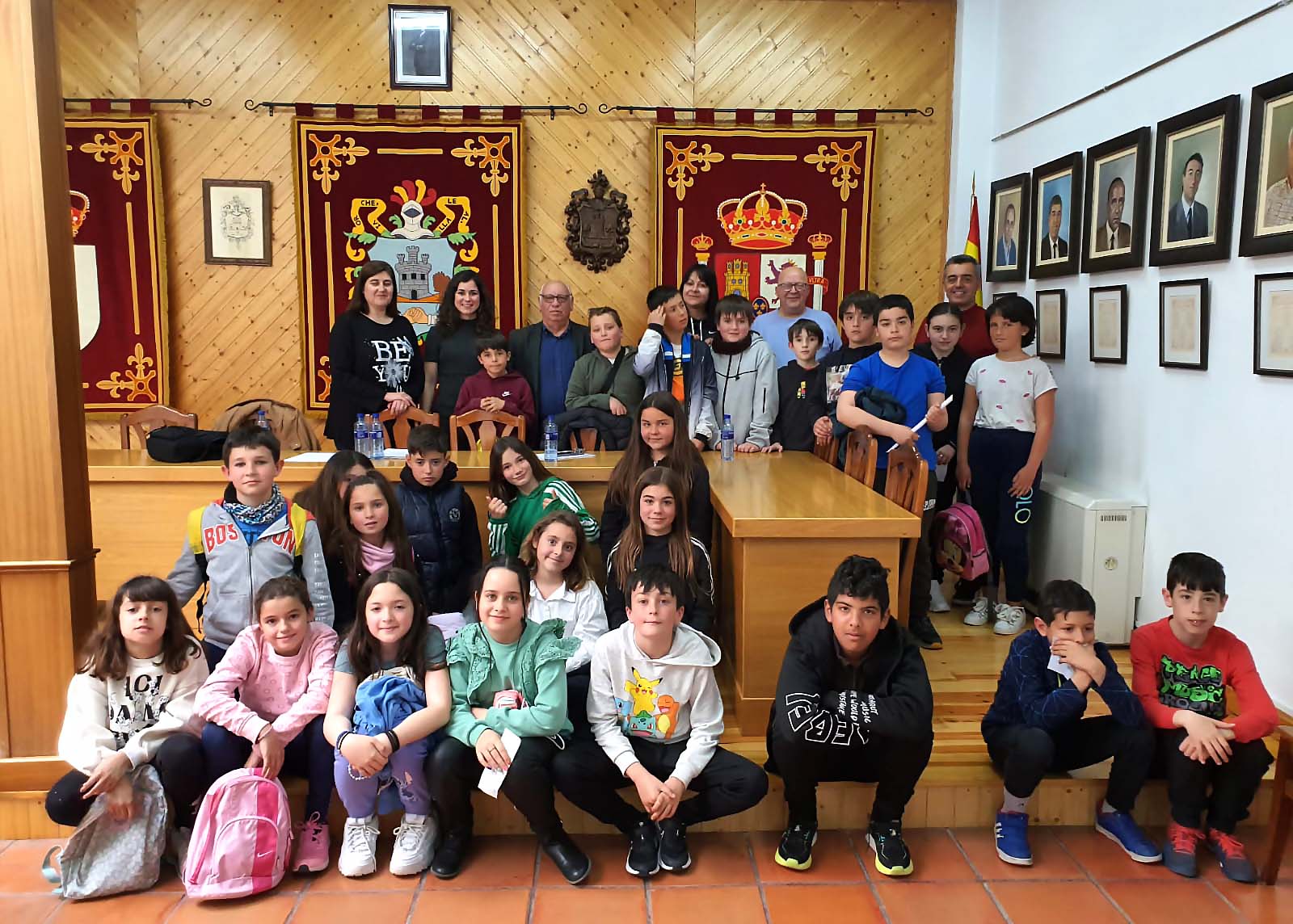 El Pleno también abrió sus puertas a los escolares de 5º de Primaria