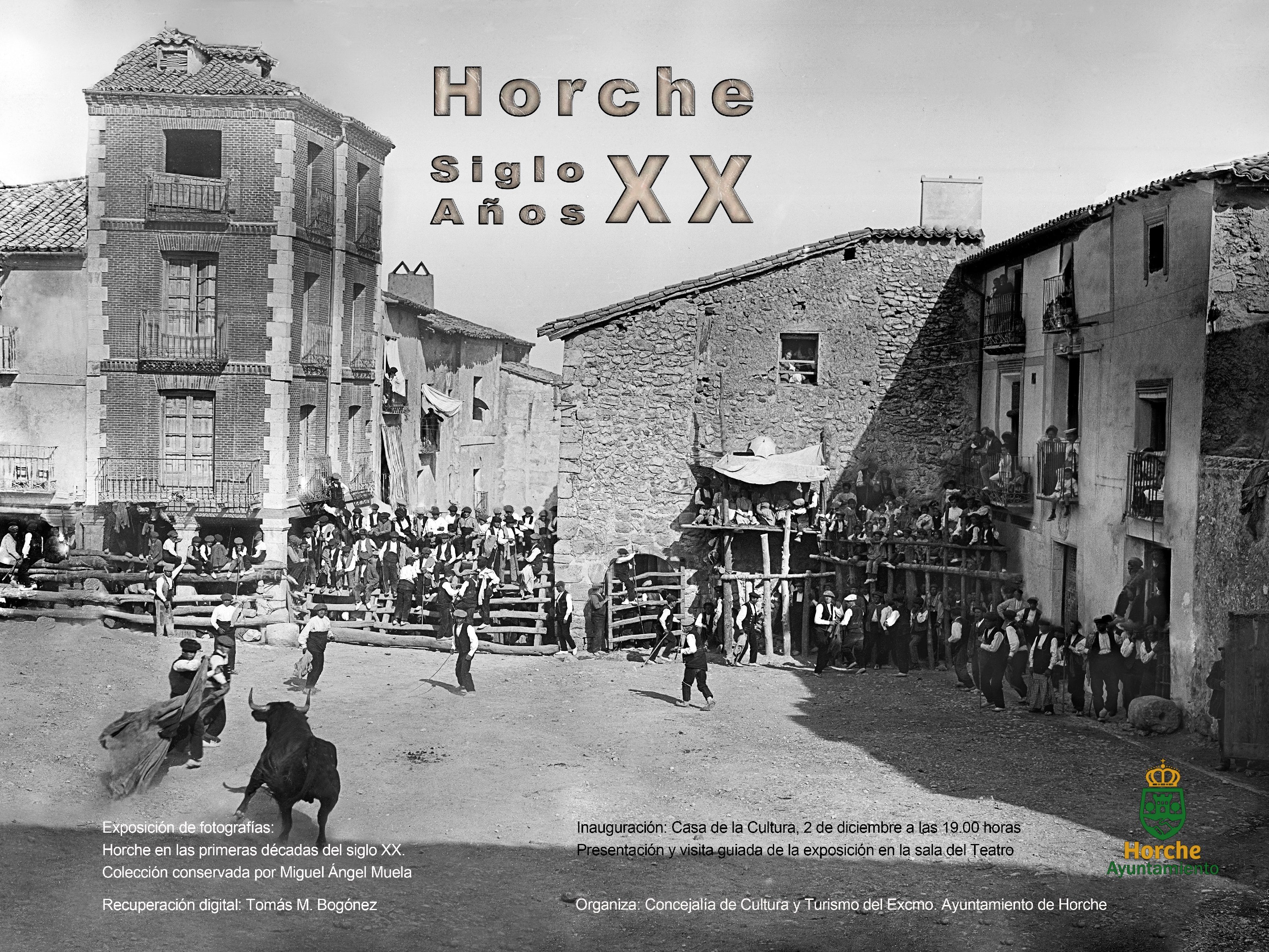 Horche recupera su pasado de principios del siglo XX a través de una exposición fotográfica