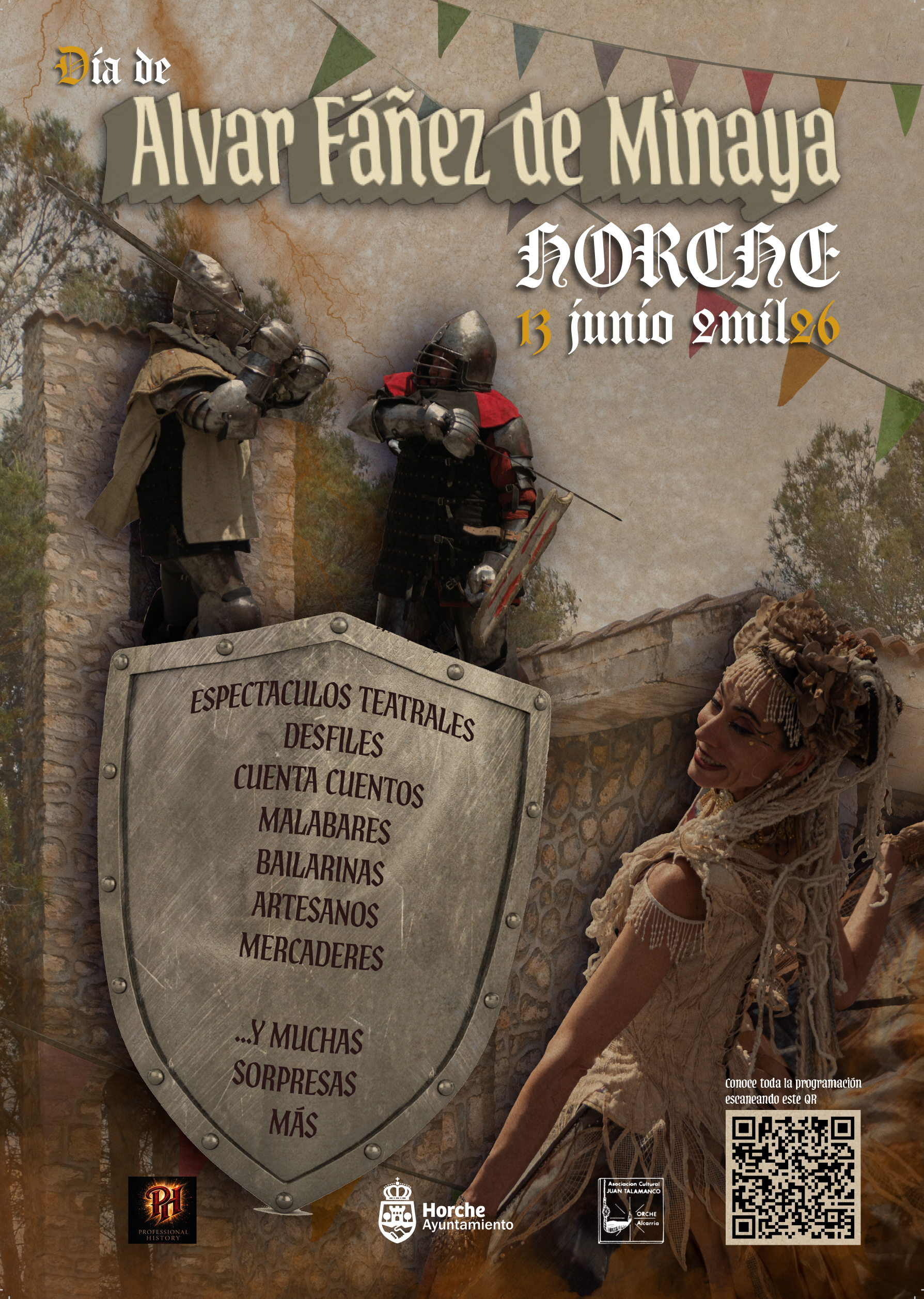 Horche regresa al medievo con el nuevo 'Día de Álvar Fáñez de Minaya' y una gran recreación histórica