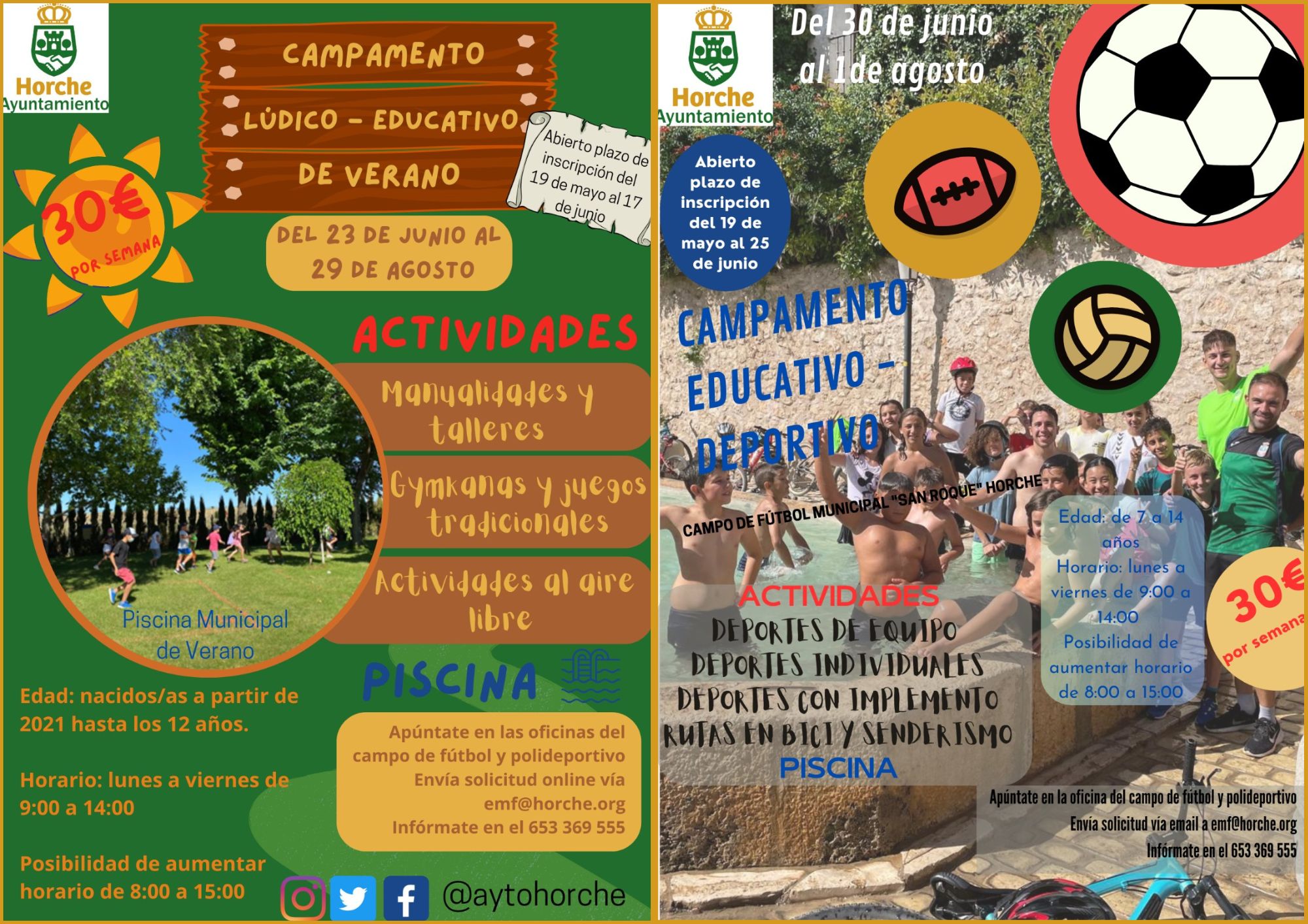 Ya puedes apuntarte a los Campamentos de Verano