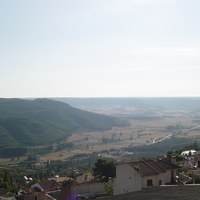 26.negro.panoramica desde la plaza de toros. vega de horche y el monte.jpg